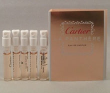 Load image into Gallery viewer, 5 Cartier La Panthere EDP Spray Sample Vial 1.5 Ml/.05 Oz for Women
