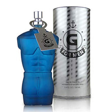 Load image into Gallery viewer, G For Men - Eau De Toilette Spray Perfume, Fragrance For Men- Daywear, Casual Daily Cologne Set with Deluxe Suede Pouch- 3.4 Oz Bottle- Ideal EDT Beauty Gift for Birthday, Anniversary

