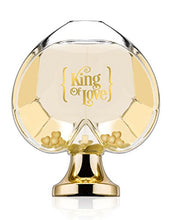 Load image into Gallery viewer, King of Love Eau de Toilette For Men- Natural Sweet Body Scent in Heart Shaped Bottle Spray- Best Fruity Fragrance With Hints of Leather, Amber &amp; Sandalwood- Great Valentine?ÇÖs Day Gift for Him- 3.3oz.
