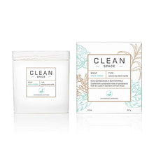 Load image into Gallery viewer, CLEAN SPACE Candle | Natural Soy Blend Scented Candle | Premium Non-Toxic Candle Made with Sustainable Ingredients | Up to 40 Hour Burn Time | 8 oz
