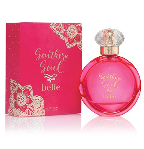 Southern Soul Belle Perfume by Tru Fragrance and Beauty - Fruity Floral Fragrance - Bright and Flirty Eau de Parfum - Hibiscus, Georgia Peach, Vanilla Creme - 1.7 oz 50 mL