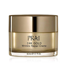 Load image into Gallery viewer, PRAI Beauty 24K Gold Wrinkle Repair Creme - Anti-Aging &amp; Anti-Wrinkle Creme - 1.7 oz
