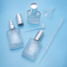 Load image into Gallery viewer, YU FENG 12pcs Glass Perfume Atomizer Spray Bottles Empty Refillable with Funnels Pipettes Dispensers for Essential Oil
