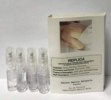 Load image into Gallery viewer, 4 Maison Margiela Replica Lazy Sunday Morning Spray Vial Sample 0.04 oz/1.2 ml with Organza Bag
