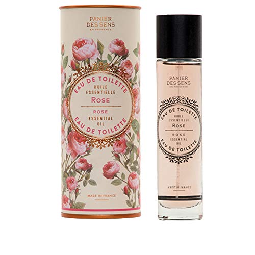 Panier des Sens Eau de Toilette, Perfume, Rose - Made in France - 1.7 Floz/50ml