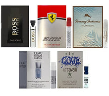 Load image into Gallery viewer, Men&#39;s cologne sampler set - Designer perfume sample Lot x 5 Cologne Vials
