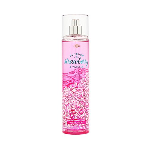 Bath and Body Works Fine Fragrance Mist Bourbon Strawberry Vanilla 8 Ounce Spray