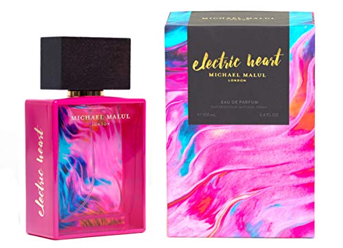 Electric Heart 3.4 oz Women's Fragrance Eau de Parfum, Perfume for Women 100ml