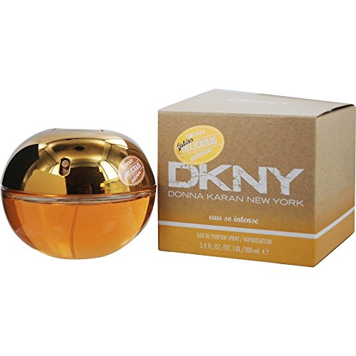 Donna Karan Eau de Parfum Spray for Women, Golden Delicious Eau So Intense, 3.4 Ounce