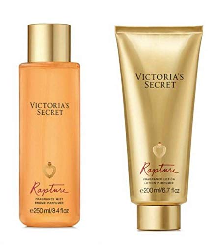 x2 Victoria's Secret Rapture Duo Lotion and Mist Set 8.4 ounces Each