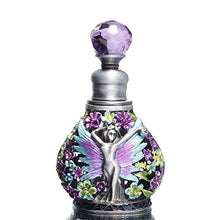 Load image into Gallery viewer, Waltz&amp;F Vintage Tubular Perfume Bottle Jeweled Empty Refillable Essential Oil Bottle 6ml (Angel)
