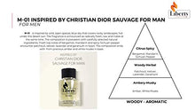 Load image into Gallery viewer, Liberty Perfume - Premium equivalent to all those luxury perfumes - Eau de Parfum - For Men Fresh Woddy - M01-50ML
