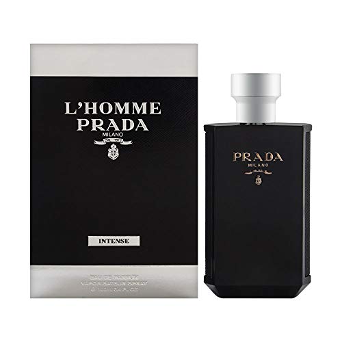 Prada L'homme Intense Eau de Parfum Spray for Men, 3.4 Ounce