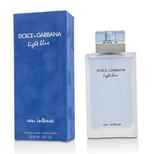 Load image into Gallery viewer, Dolce &amp; Gabbana Light Blue Eau Intense for Women Eau de Parfum Spray, 3.3 Fluid Ounce
