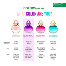 Load image into Gallery viewer, United Colors of Benetton Purple Eau de Toilette Spray for Women, 2.7 Ounce
