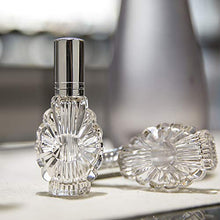 Load image into Gallery viewer, YU FENG 12pcs Empty Engraved Glass Perfume Atomizer Bottles with Funnels Pipettes Dispensers,Refillable Spray Perfume Bottles
