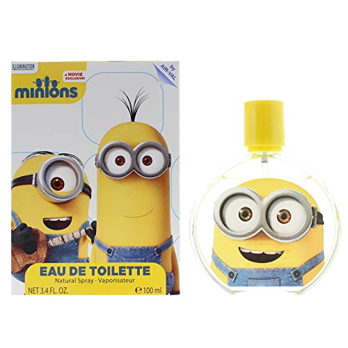 Universal AirVal International Eau de Toilette Spray for Kids 0.2 Pound, yellow, Minions by Air Val, 3.4 Fl Oz