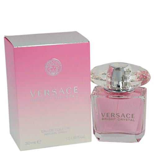 Versace Bright Crystal Eau de Toilette Spray for Women, 1.0 Fluid Ounce