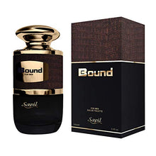 Load image into Gallery viewer, Sapil Bound for Men 100ml / 3.4 Fl Oz | Fragrance for Men | Spicy &amp; Woody Fragrance | Long Lasting
