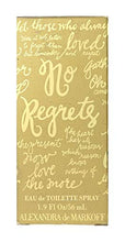 Load image into Gallery viewer, No Regrets By Alexandra De Markoff For Women. Eau De Toilette Spray 3.8 Oz / 112 Ml
