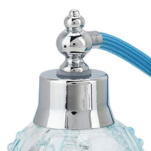 Load image into Gallery viewer, Vintage Style Perfume Bottle Bulb, 80ml Refillable Glass Empty Perfume Bottle with Tassel Spray Atomizer and Blue Tassel?á
