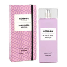 Load image into Gallery viewer, Notebook Rose Musk &amp; Vanilla By Selectiva Edt Spray 3.4 Oz
