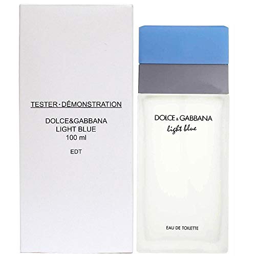 Dolce and Gabbana Light Blue for Women Eau De Toilette Spray, 3.3 Fluid Ounce (Tester/Plain Box)