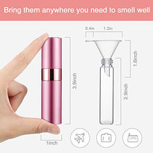 Load image into Gallery viewer, 7 Pieces 8 ml Perfume Atomizer Bottle Travel Mini Refillable Atomizer Empty Perfume Spray Bottle with 4 Pieces Perfume Dispenser Pump and 3 Pieces Funnels
