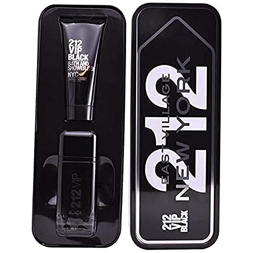 Men's Perfume Set 212 Vip Black Carolina Herrera (2 pcs)