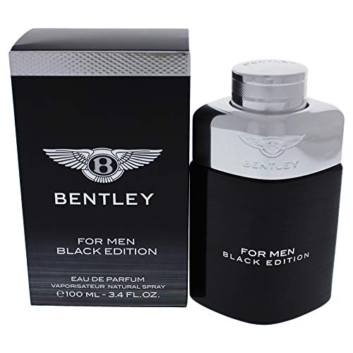 Bentley Black Edition by Bentley Eau De Parfum Spray for Men 3.4 Ounce