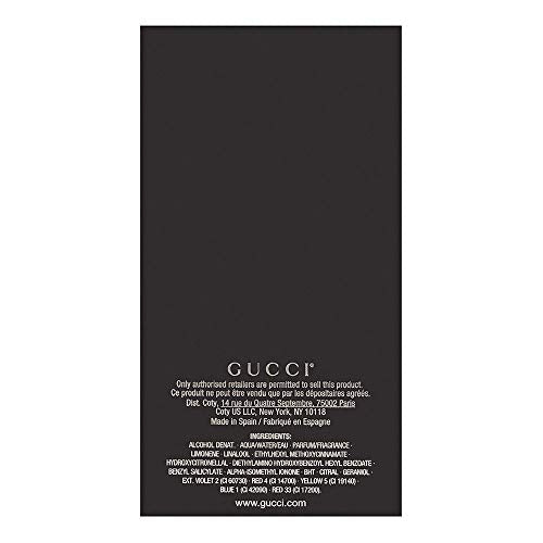 Gucci Guilty by Gucci for Men Eau de Toilette Spray, 3 Fl Oz (Pack of 1)