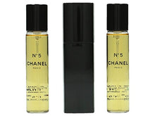 Load image into Gallery viewer, No. 5 by Chanel for Women, Set (Eau De Toilette Spray 0.7 Ounce, Two Eau De Toilette Refills, 0.7 Ounce Each)
