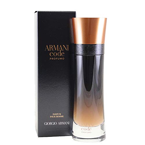 Armani Code Profumo by Giorgio Armani | Eau de Parfum Spray | Fragrance for Men | An Alluring, Sensual, Woody Scent with Notes of Cardamom and Amber | 110 mL / 3.7 fl oz