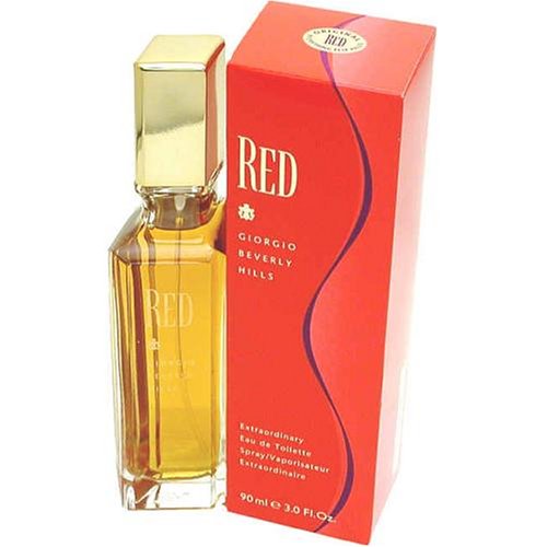 Red by Giorgio Beverly Hills for Women, Eau De Toilette Spray, 1-Ounce
