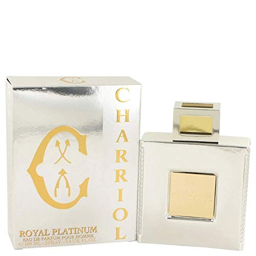Charriol Royal Platinum Pour Homme Eau De Parfum Spray 100ml / 3.4oz.