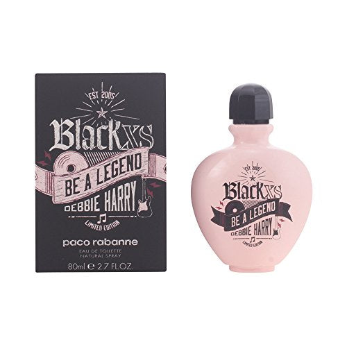 Black XS Be A Legend by Paco Rabanne for Women 2.7 oz Eau de Toilette Spray - Debbie Harry Limited Edition