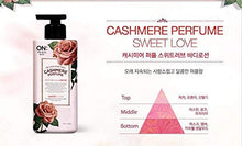 Load image into Gallery viewer, [LG] ON THE BODY Cashmere Perfume Body Lotion (Sweet Love) 400ml
