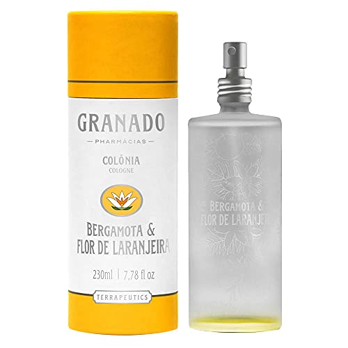 Granado - Linha Terrapeutics - Colonia Feminina Bergamota e Flor de Laranjeira 230 Ml - (Granado - Terrapeutics Collection - Orange Blossom Flower and Bergamot Eau De Cologne For Women 7.78 Fl Oz)