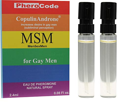 PheroCode MSM 0.08+0.08 Fl. Oz Perfume with Pheromonea for Gay Men Ultra Strong Attract Men