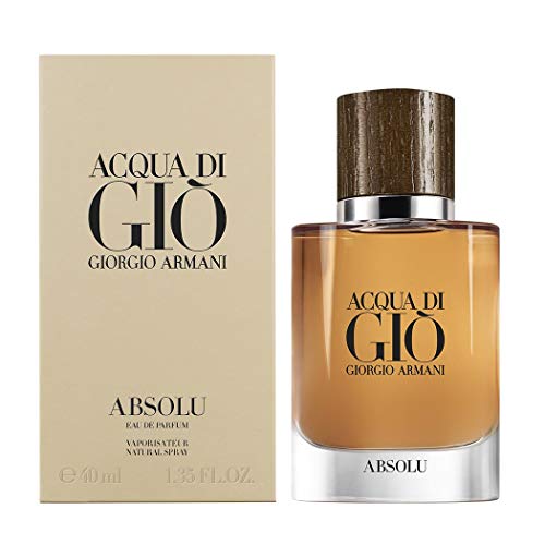 GIORGIO ARMANI Acqua Di Gio Absolu for Men Eau De Parfum Spray 1.35 Oz, clear