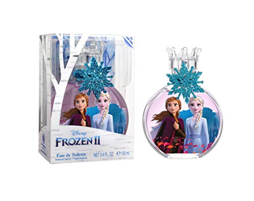 Frozen, Elsa, Anna, Disney, Princess, Fragrance, for Kids, Eau de Toilette, EDT, 3.4oz, 100ml, Perfume, Spray, with Charm, Made in Spain, by Air Val International