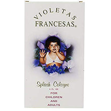 Load image into Gallery viewer, Violetas Francesas Violet Splash Cologne. Natural Perfume. Perfect for your Baby. Fresh Scent. New in Box. 5 Oz. Pack of 3
