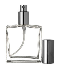 Load image into Gallery viewer, Riverrun Large Perfume Cologne Atomizer Empty Refillable Glass Bottle Fine Mist Silver Sprayer 3.4 oz 100ml (1 Bottle)
