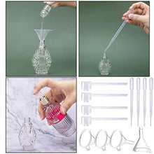 Load image into Gallery viewer, YU FENG 12pcs Empty Engraved Glass Perfume Atomizer Bottles with Funnels Pipettes Dispensers,Refillable Spray Perfume Bottles
