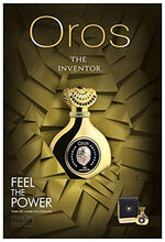 Load image into Gallery viewer, Oros The Inventor Black 2.9 oz Eau De Parfum Spray Made with Crystals From Swarovski For Men New
