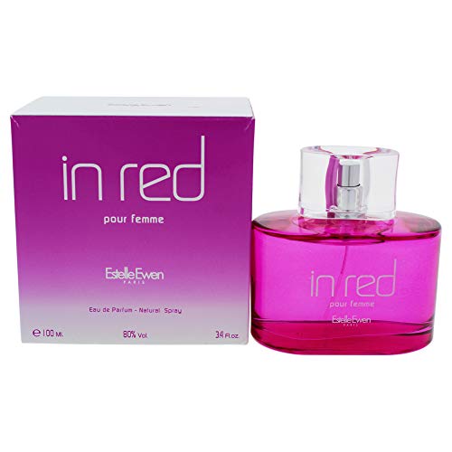 Estelle Ewen In Red for Women Eau de Parfum Spray, 100 ml, 3.4 Ounce
