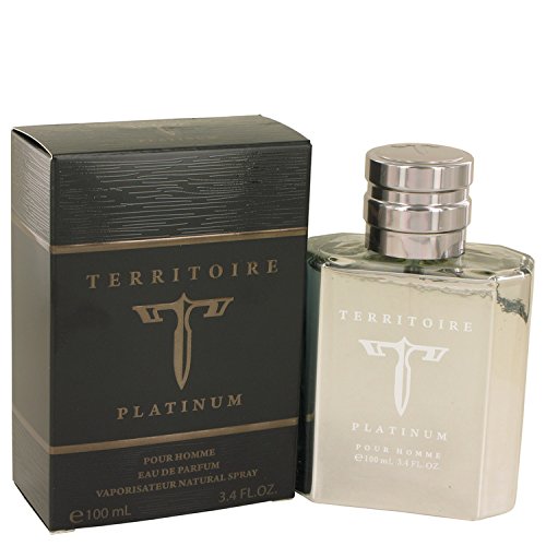 3.4 oz Eau De Parfum Spray Cologne for Men Territoire Platinum Cologne By YZY Perfume Eau De Parfum Spray {Good luck}