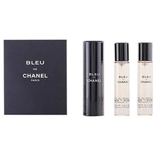 Load image into Gallery viewer, CHANEL Bleu De Chanel Eau De Toilette Travel Spray &amp; Two Refills for Men - 3x20ml/0.7oz,
