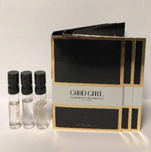 Load image into Gallery viewer, 3 Carolina Herrera Good Girl Eau De Parfum 0.05 oz/1.5 ml Spray Sample Vial
