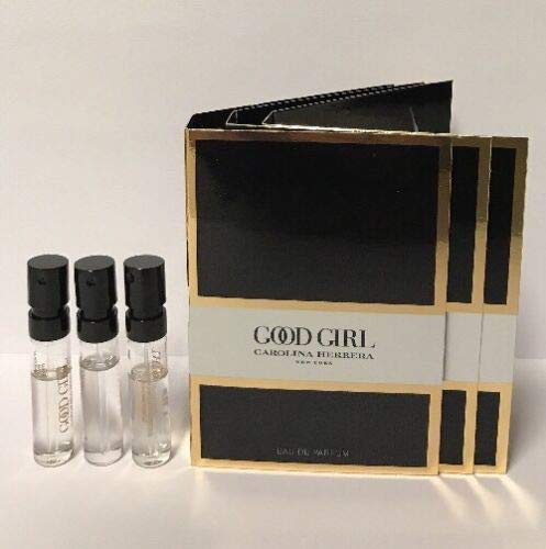 3 Carolina Herrera Good Girl Eau De Parfum 0.05 oz/1.5 ml Spray Sample Vial